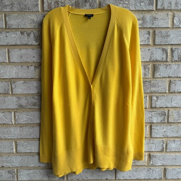 Talbots Long Sleeve V-Neck Button Up Oversized Cardigan Sweater Women's Size M - Picture 1 of 8